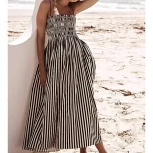 Runway Scout Striped Maxi Estelle Dress Small